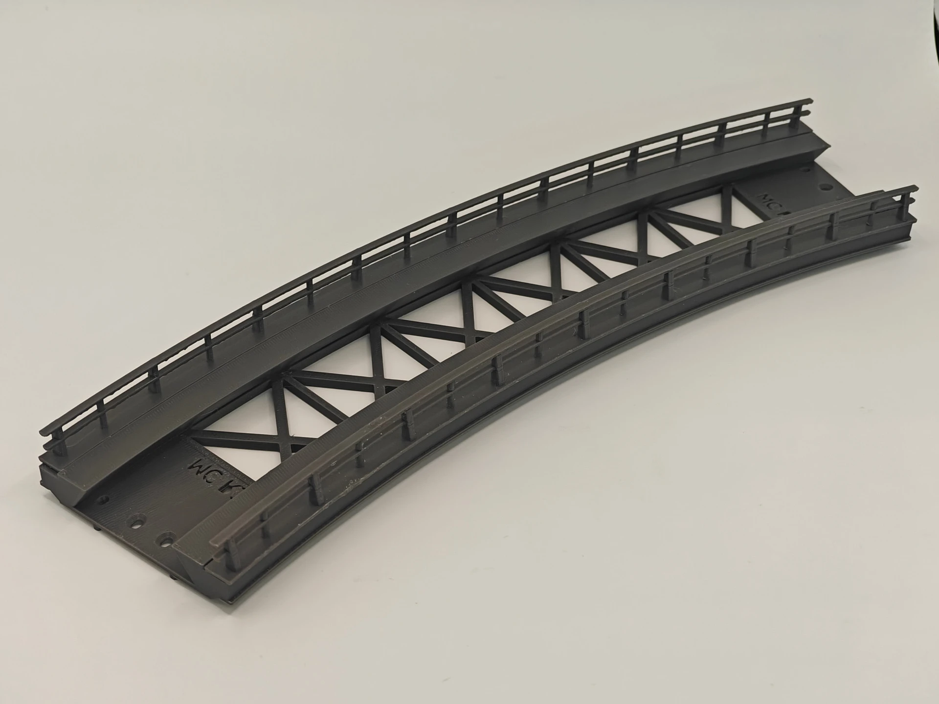 Buet Brostykke R3 30 Grader til Märklin/Trix D-skinner