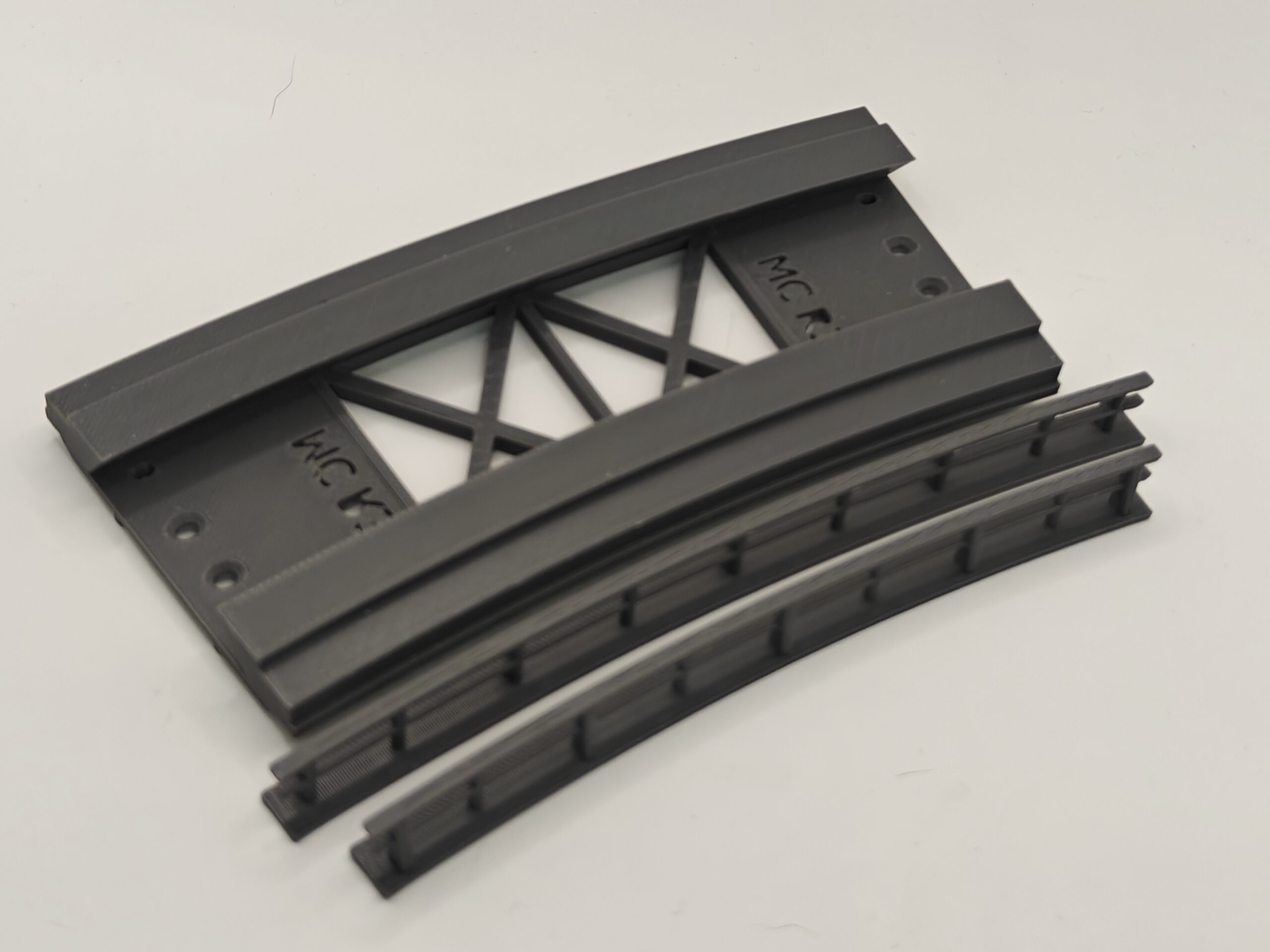 Buet Brostykke R3 15 Grader til Märklin/Trix D-skinner - Billede 3