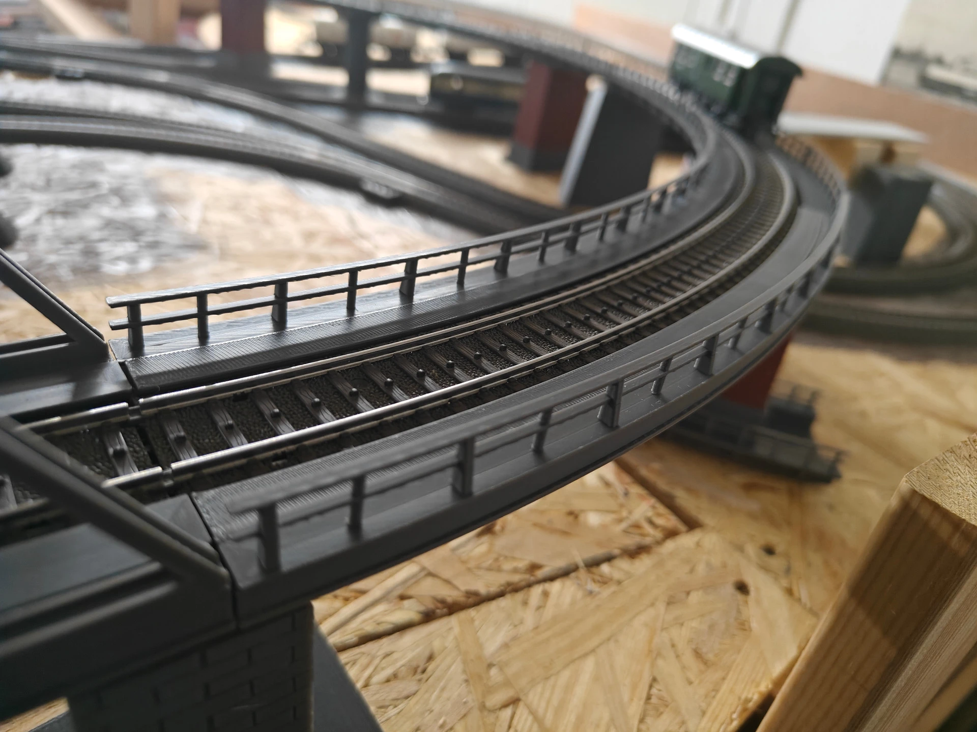 Buet Brostykke R3 30 Grader til Märklin/Trix D-skinner - Billede 2